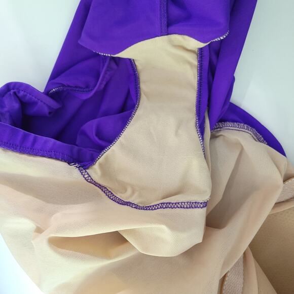 Sandcastle Swim Fit System 2 One Piece Swimsuit Size 14 Purple, Made USA, Modest - Picture 8 of 8